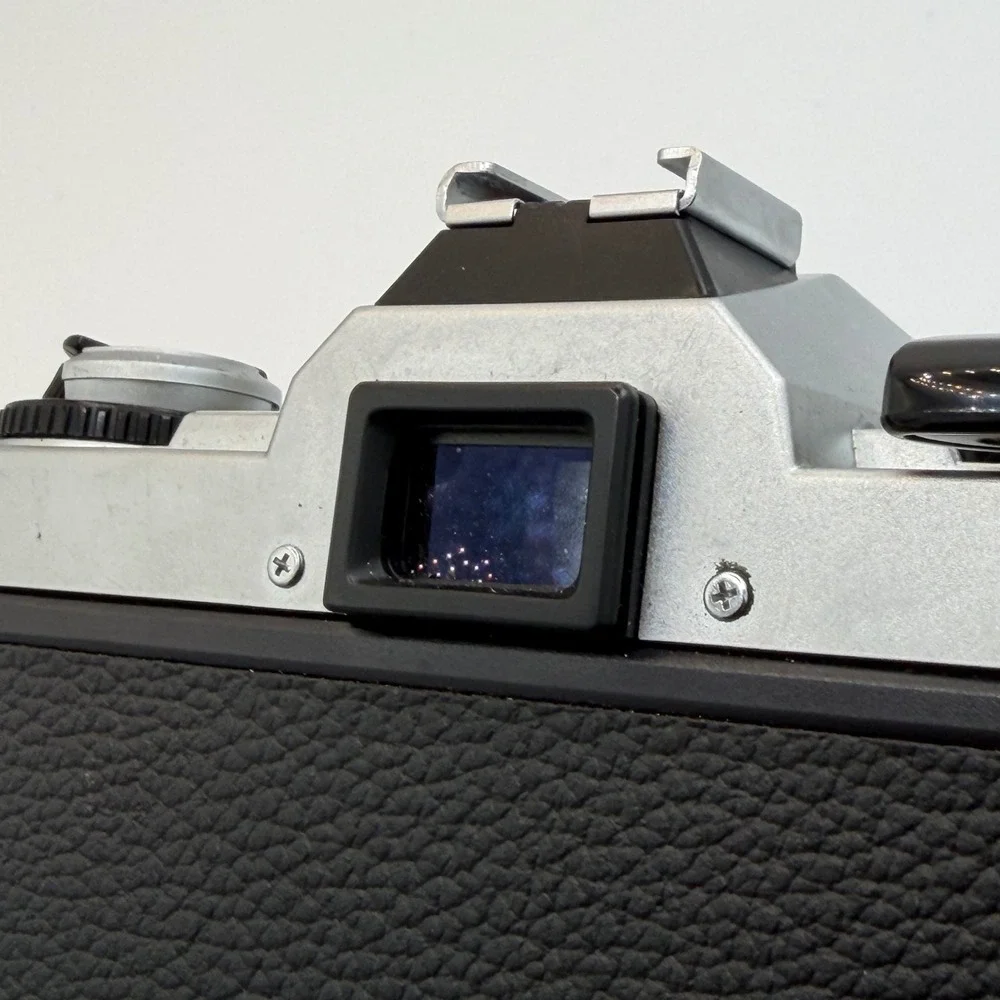 Minolta XG-A 35mm SLR Film Camera with MD 50mm 1:2 Lens Case and Manuals Parts